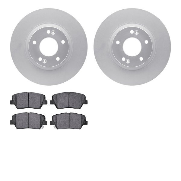 4502-03164, Geospec Rotors with 5000 Advanced Brake Pads, Silver, Dynamic Friction Co, Mfr#: 4502-03164